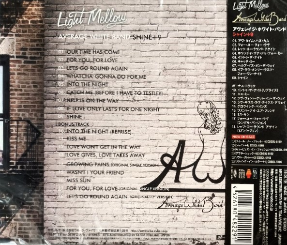 Average White Band trasera Average White Band – Shine Cd (Bonus Tracks)