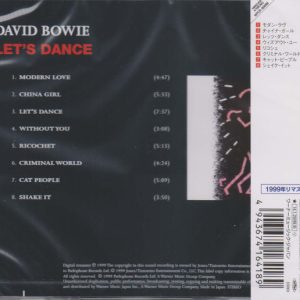 David Bowie – Let's Dance Cd