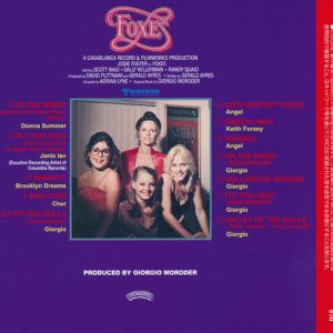Foxes - Original Soundtrack Cd Japonés