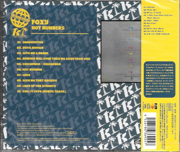 Foxy – Hot Numbers Cd