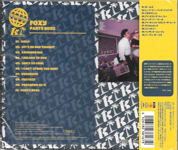 Foxy – Party Boys Cd