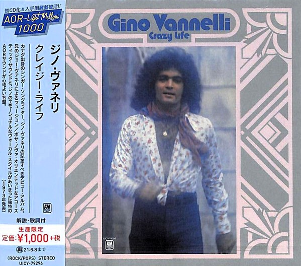 Gino Vannelli – Crazy Life Cd