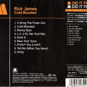 Rick James – Cold Blooded Cd