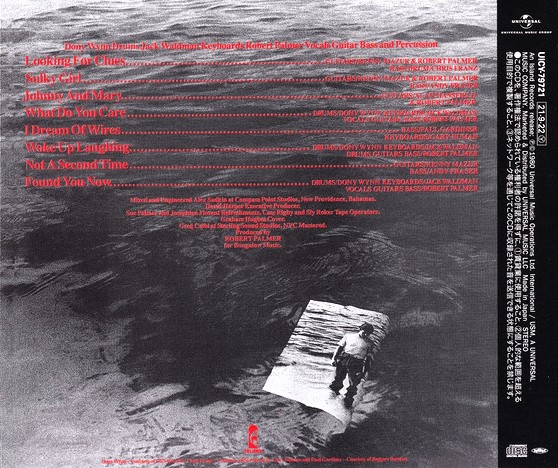 Robert Palmer – Clues Cd