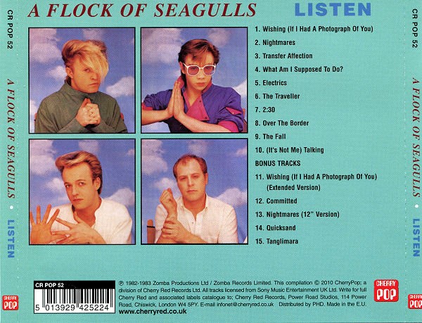 A Flock Of Seagulls – Listen Cd (Bonus Tracks)
