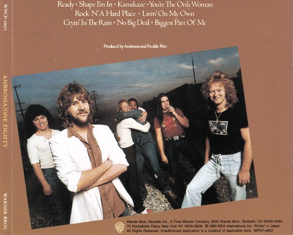 Ambrosia – One Eighty Cd Japonés (AOR)
