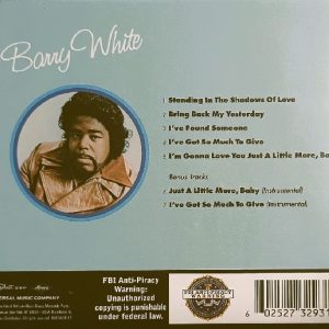 Barry White – I've Got So Much To Give Cd (Bonus Tracks)