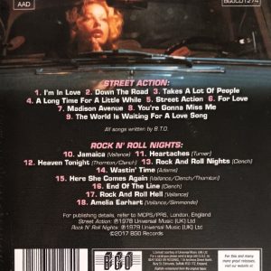 Bachman Turner Overdrive (B.T.O.) – Street Action / Rock N' Roll Nights Cd