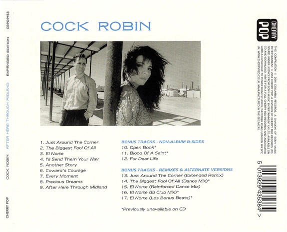 cock robin after trasera Cock Robin – After Here Through Midland Cd Expanded Edition