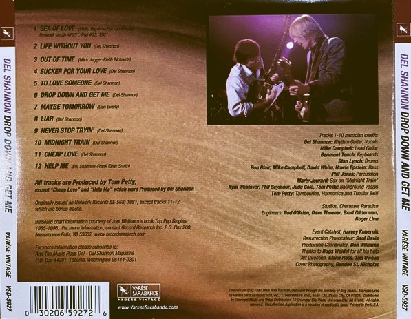 Del Shannon – Drop Down And Get Me Cd