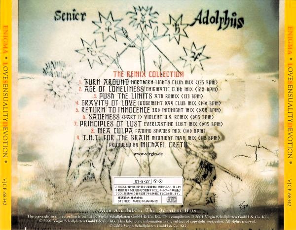 Enigma – Love Sensuality Devotion (The Remix Collection) Cd