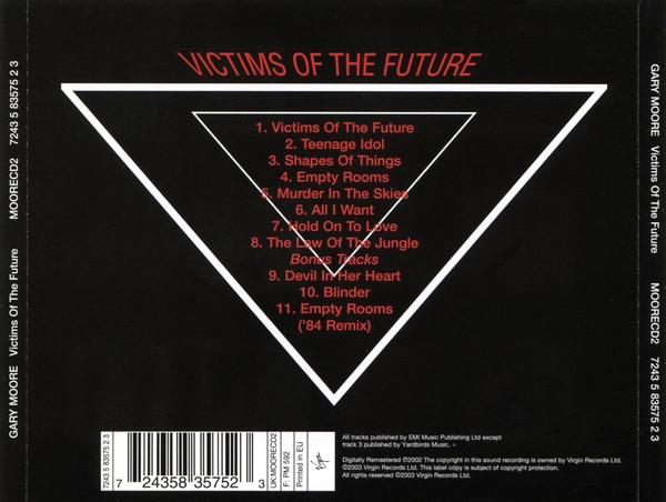 gary moore trasera Gary Moore – Victims Of The Future Cd (Bonus Tracks)