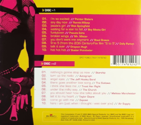 Greatest Hits Of The 80's Cd (Varios Artistas)