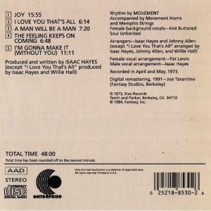 Isaac Hayes – Joy Cd