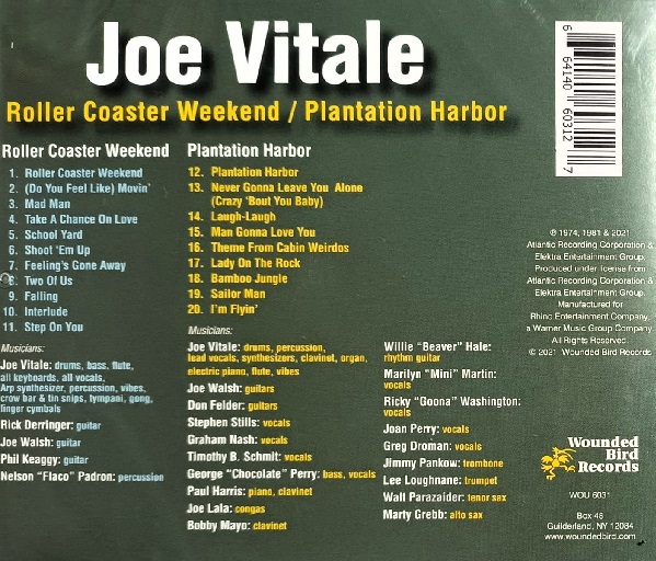 Joe Vitale – Roller Coaster Weekend + Plantation Harbor Cd
