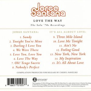Jorge Santana – Love The Way: The Solo '70s Recordings Cd
