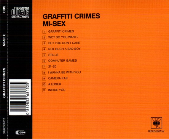 Mi-Sex – Graffiti Crimes Cd (Gold)