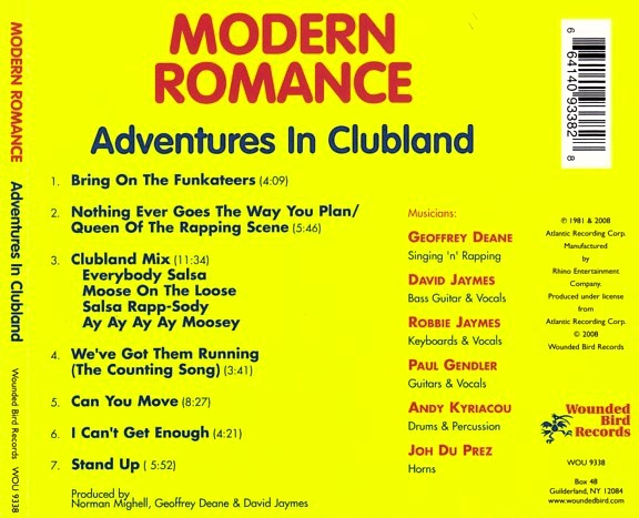 Modern Romance – Adventures In Clubland Cd