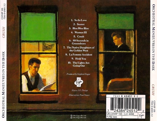 omd trasera Orchestral Manoeuvres In The Dark – Crush Cd