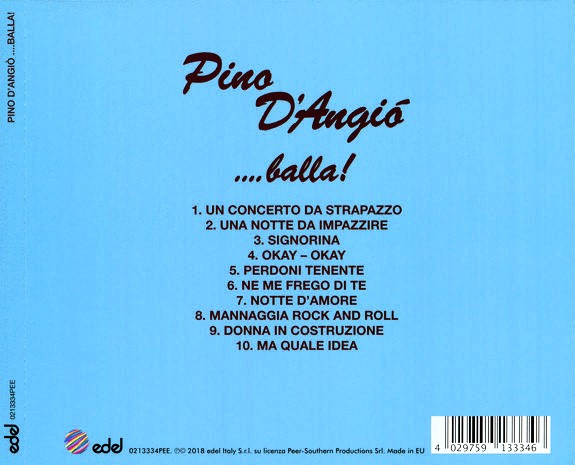 Pino D'Angió – ....Balla! Cd