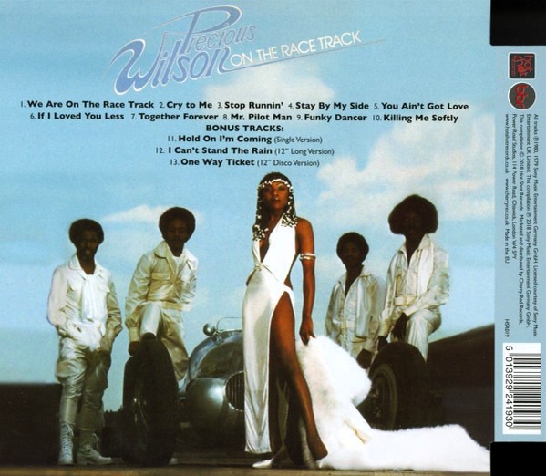 precious wilson trasera Precious Wilson – On The Race Track Cd (Bonus Tracks)