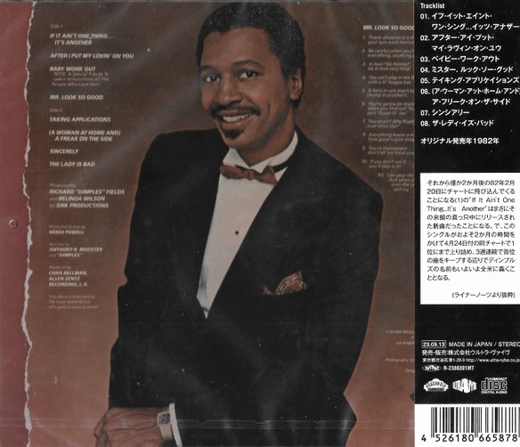 Richard Dimples Fields – Mr. Look So Good! Cd