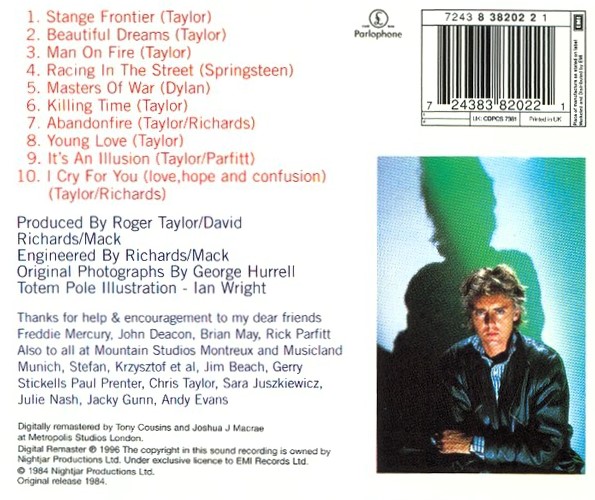 roger taylor trasera Roger Taylor – Strange Frontier Cd