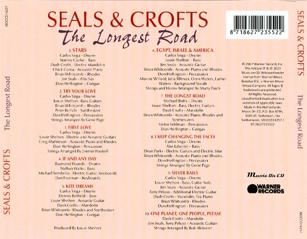 Seals & Crofts – The Longest Road Cd