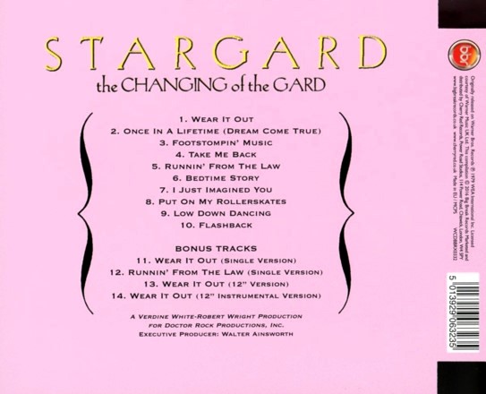 stargard changing trasera Stargard – The Changing Of The Gard Cd (Bonus Tracks)