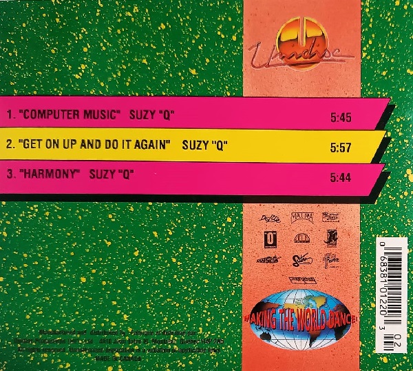 suzy q trasera Suzy "Q" – Computer Music / Get On Up And Do It Again / Harmony Cd Single