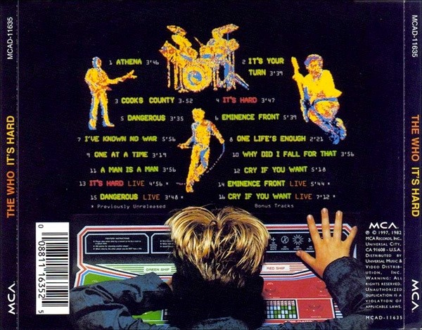 the who trasera The Who – It's Hard Cd (Bonus Tracks)