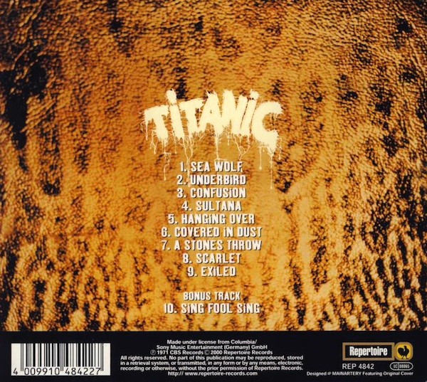 Titanic – Sea Wolf Cd (Digipack)