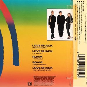 The B-52's – Love Shack / Roam Cd Single Japonés