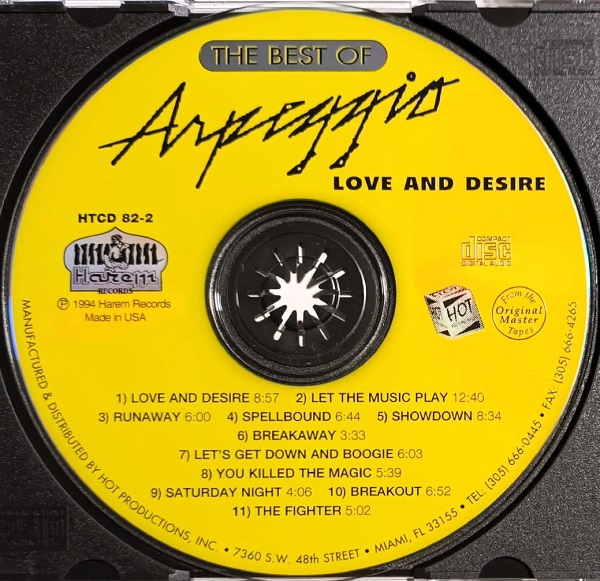 arpeggio best of cd Arpeggio – The Best Of Cd