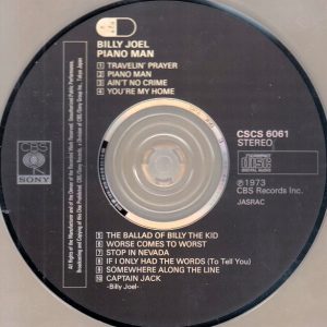 Billy Joel – Piano Man Cd Japonés