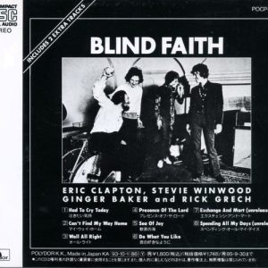 Blind Faith – Blind Faith Cd (Bonus Tracks)
