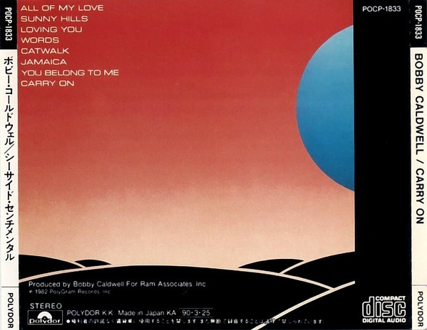 bobby caldwell carry on trasera Bobby Caldwell – Carry On Cd Japonés