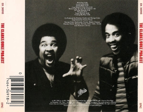 Stanley Clarke/George Duke – The Clarke / Duke Project Cd