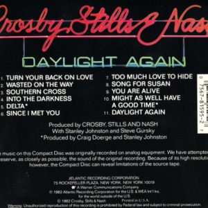 Crosby, Stills & Nash – Daylight Again Cd