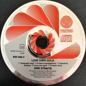 Dire Straits – Love Over Gold Cd
