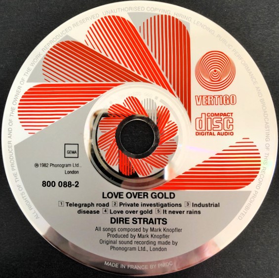 Dire Straits – Love Over Gold Cd