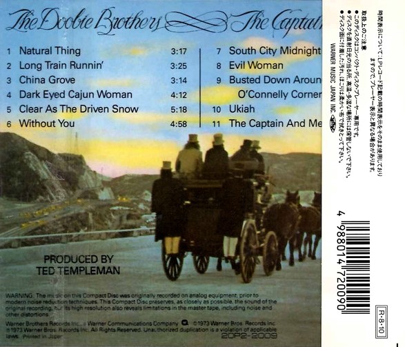 doobie brothers captain trasera The Doobie Brothers – The Captain And Me Cd