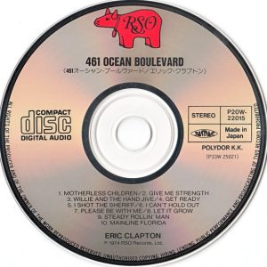 Eric Clapton – 461 Ocean Boulevard Cd Japonés