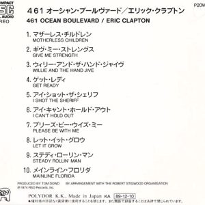 Eric Clapton – 461 Ocean Boulevard Cd Japonés
