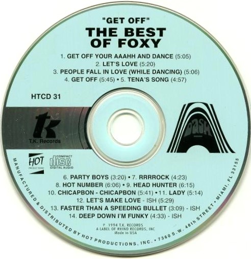 foxy best of cd Foxy – The Best Of Cd