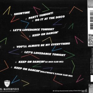 Gary's Gang – Keep On Dancin' Cd (Bonus Tracks)