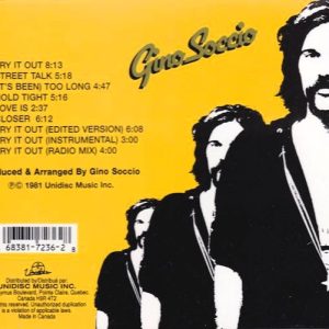 Gino Soccio – Closer Cd (Bonus Tracks)