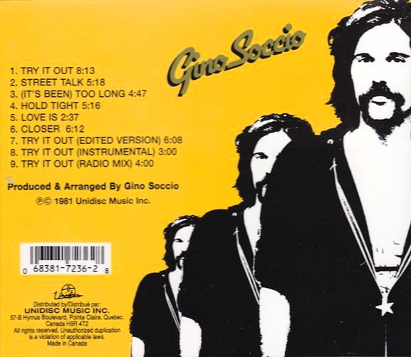 gino soccio closer trasera Gino Soccio – Closer Cd (Bonus Tracks)