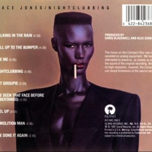 Grace Jones – Nightclubbing Cd