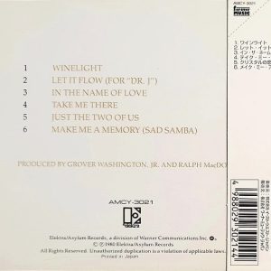 Grover Washington, Jr. – Winelight Cd